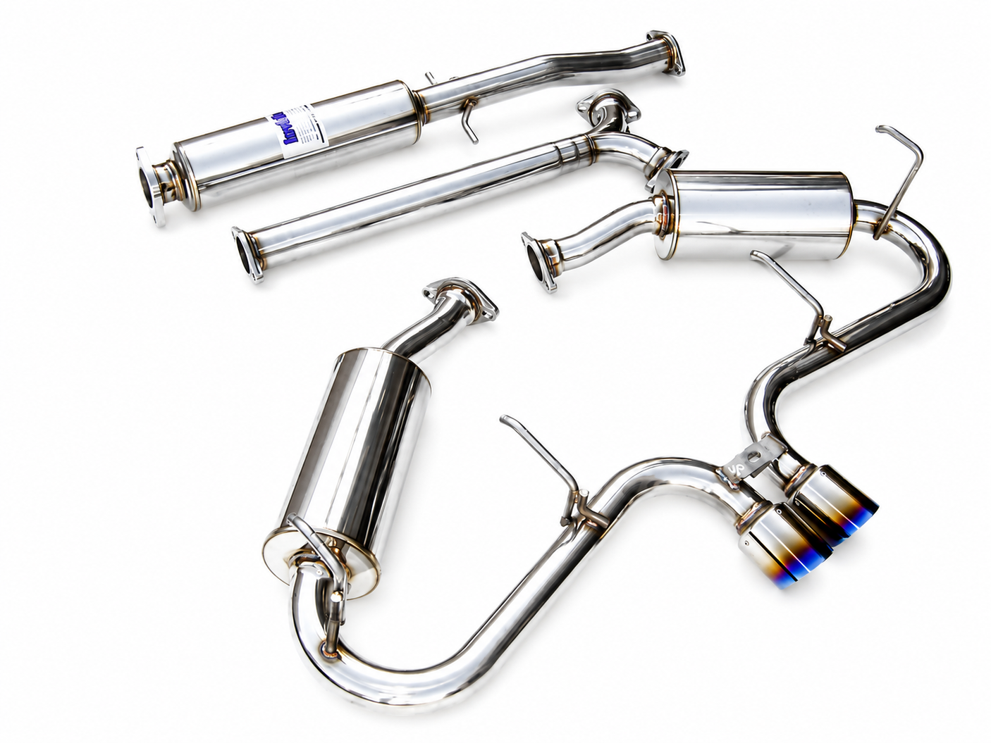 Invidia 05-06 Mini Cooper S 60mm (80mm tip) Titanium Tip Cat-back Exhaust *OVERSIZE SHIPPING*