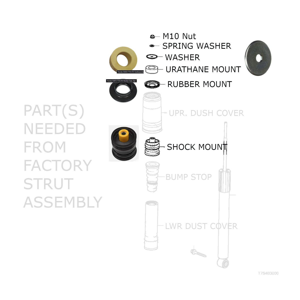 Rev9 Hyper-Street II Coilovers for Honda Fit 09-14 (GE) - product view 10