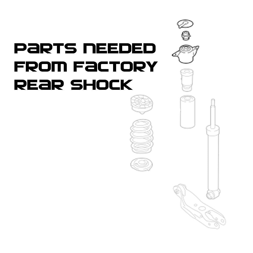 Rev9 Hyper-Street II Coilovers for Audi A4 (B9)17-25 (48/53 ) - product view 7