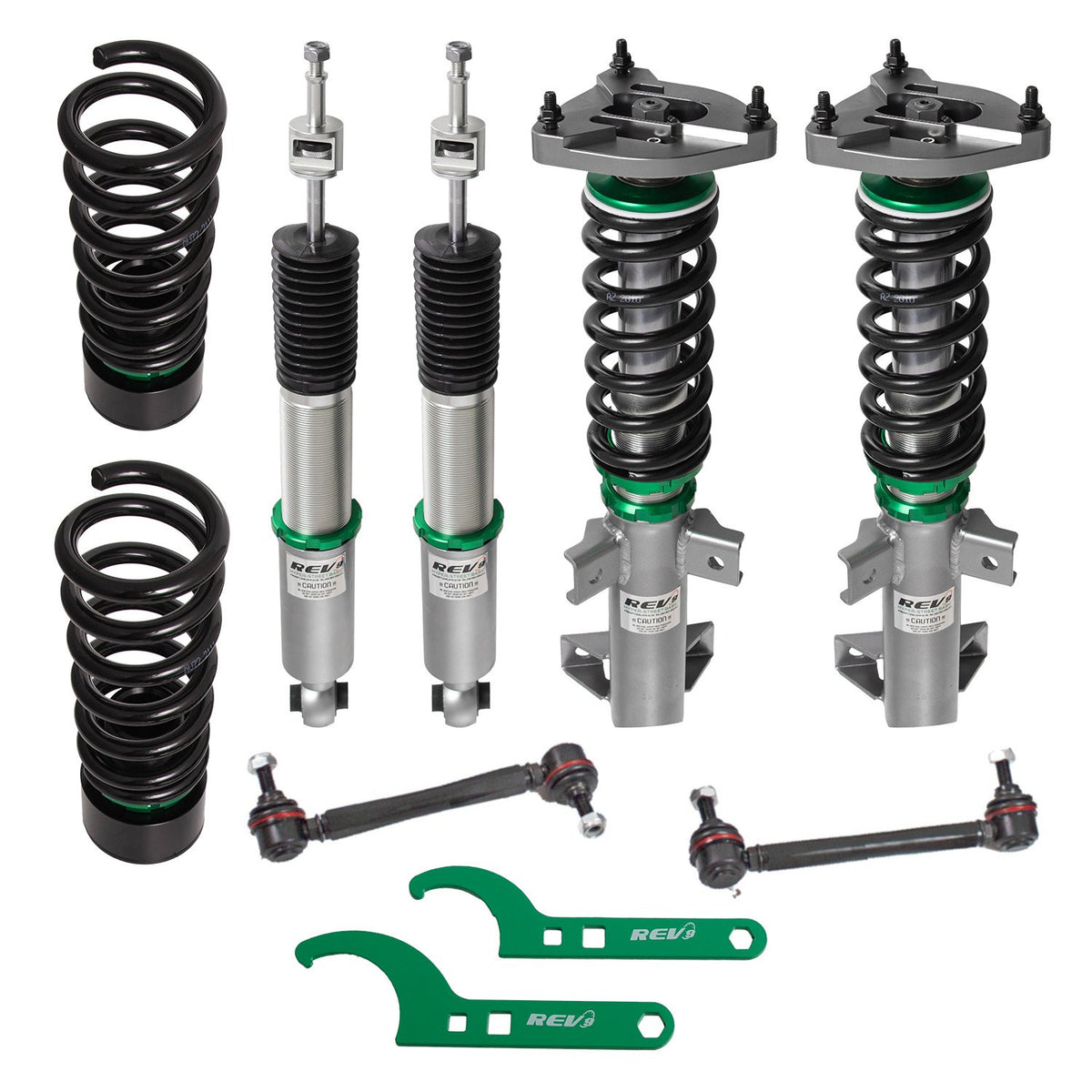 Rev9 Hyper-Street 3 V2 Coilovers for Mer. Benz C-Class Sedan RWD (W204) 08-14 - product view 1