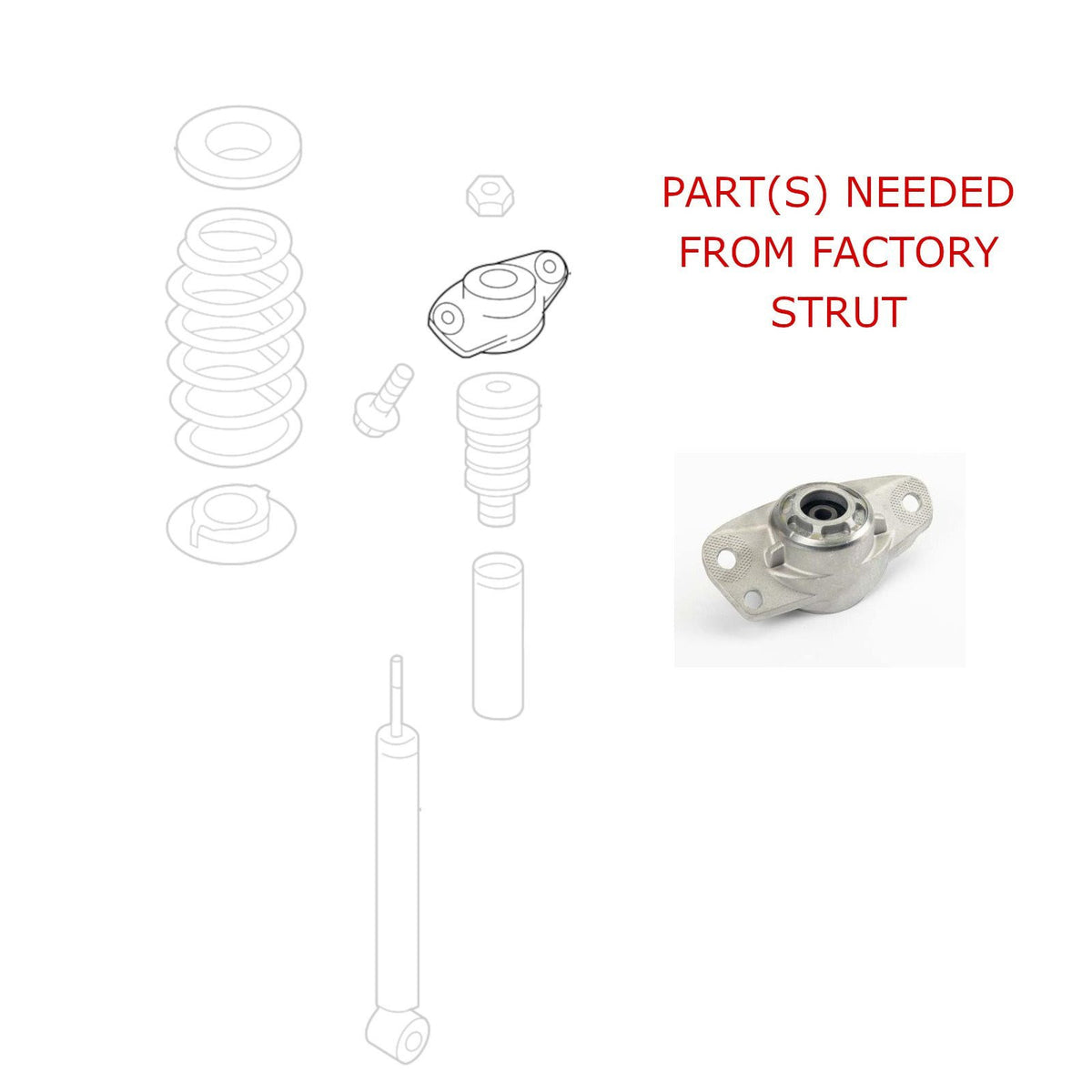 Rev9 Hyper-Street 3 V2 Coilovers for Volkswagen Jetta (A6) 15-18 (54.5MM FLM) - product view 6