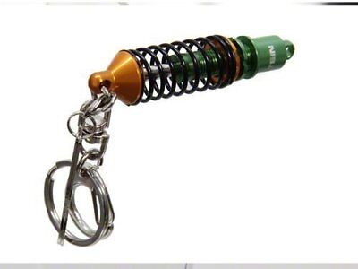 Tein Damper Keychain with Wrench - Green/Black