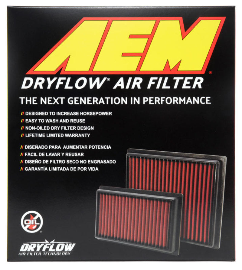 AEM 16-18 Acura ILX L4-2.4L F/l DryFlow Air Filter