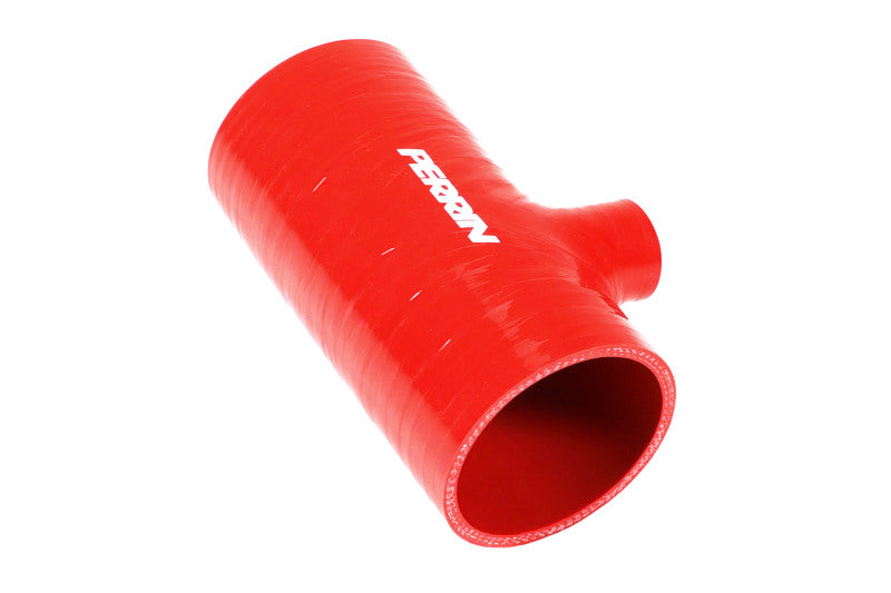 PERRIN 2022+ Subaru WRX Red 3in Turbo Inlet Hose w/ Nozzle (Short)