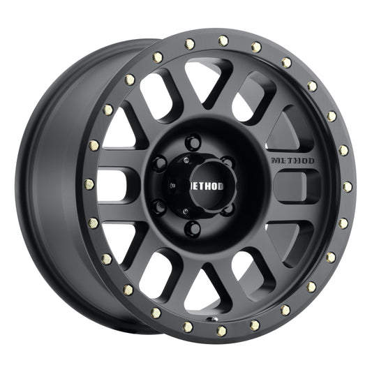 Method MR309 Grid 17x8.5 0mm Offset 6x5.5 108mm CB Matte Black Wheel