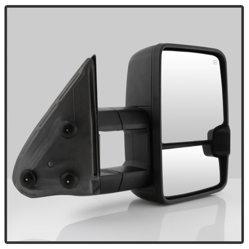 xTune Chevy Silverado 03-06 G2 Heated Smoke LED Signal Telescoping Mirrors MIR-CS03S-G2-PWH-SM-SET