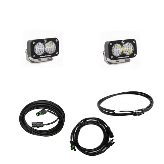 Baja Designs Jeep JL LED Light Kit Reverse Kit w/ Upfitter Dual S2 Sport w/C