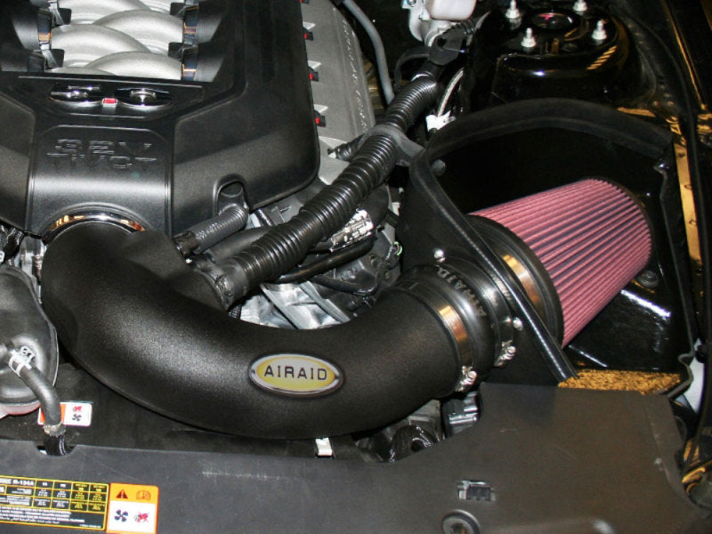 Airaid 11-14 Ford Mustang GT 5.0L Race Only (No MVT) MXP Intake System w/ Tube (Oiled / Red Media)