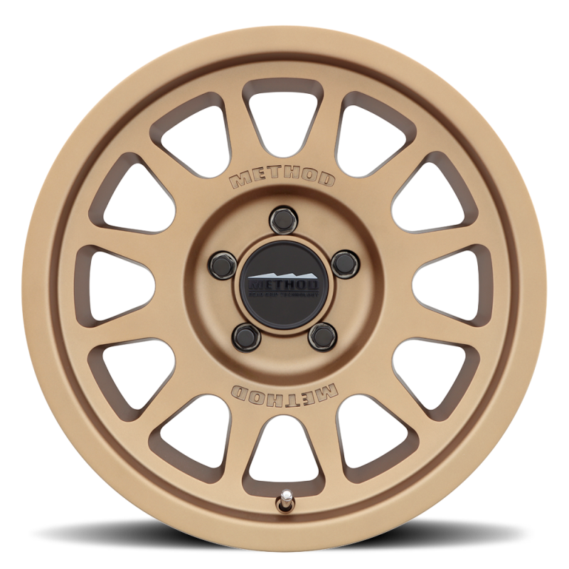 Method MR703 17x8.5 +25mm Offset 5x5 71.5mm CB Method Bronze Wheel