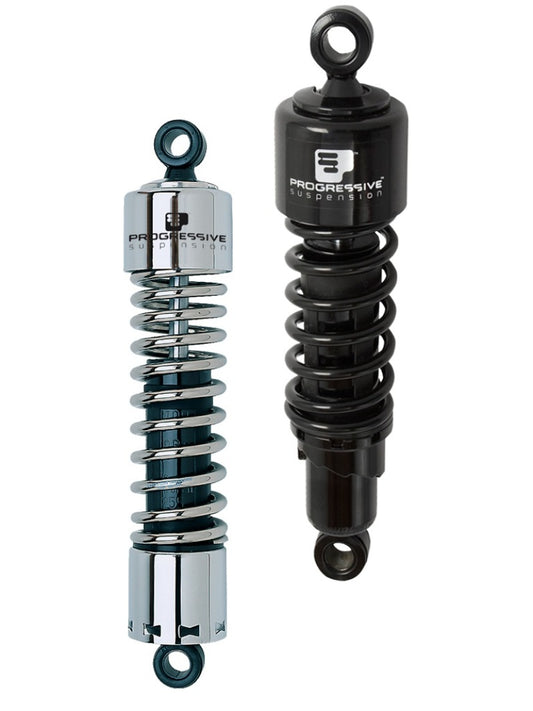 Progressive 88-00 Honda GL1500/A/I/SE 412 Series Shocks - Chrome