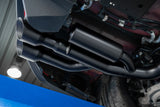 MBRP 18-19 Ford Mustang GT 5.0 3in Cat Back Quad Tip Race Version - Black