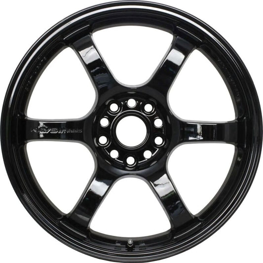 Gram Lights 57DR 15x8 / +35mm / 4-100 Gloss Black Wheel