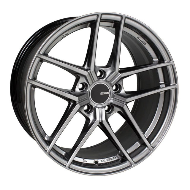 Enkei TY5 Wheel in Hyper Silver - 19x8.5, 5x114.3, 35mm Offset