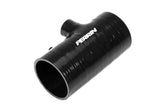 PERRIN 2022+ Subaru WRX Black 3in Turbo Inlet Hose w/ Nozzle (Short)