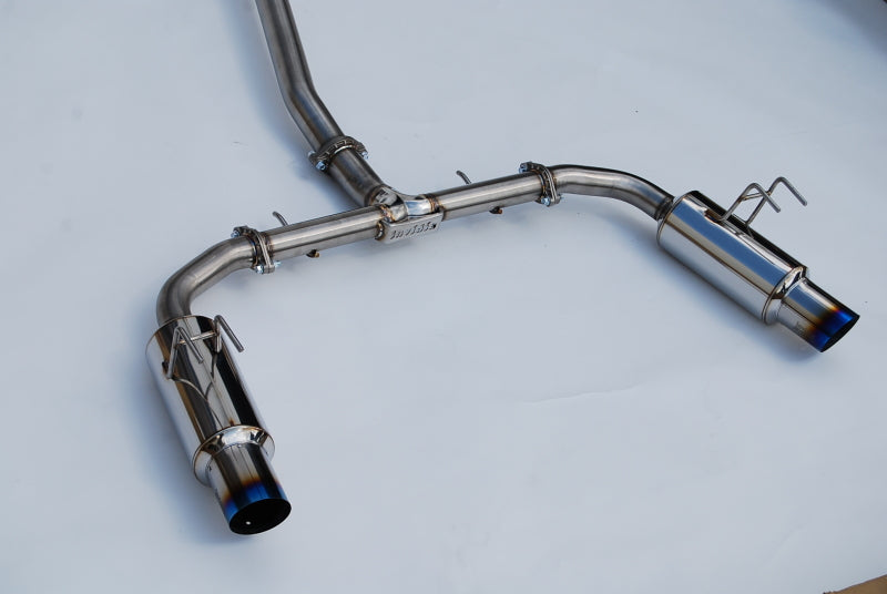 Invidia 2022+ Honda Civic Si (1.5T) 70mm N1 Cat Back Exhaust - Burnt TI Tips