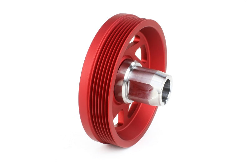 PERRIN 19-21 Subaru WRX / 16-18 Forester Lightweight Crank Pulley (FA/FB Engines w/Large Hub) - Red
