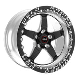 Weld S71 15x10.33 / 5x120mm BP / 7.5in. BS Black Wheel (Medium Pad) - Black Single Beadlock MT