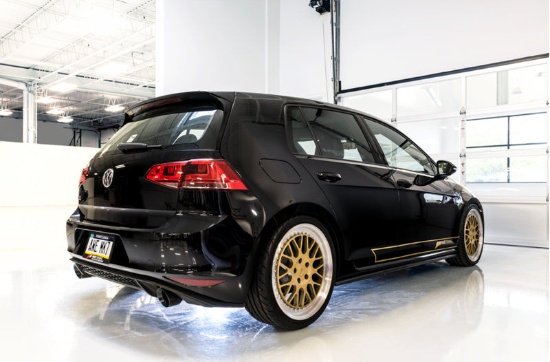 AWE Tuning VW MK7 GTI Touring Edition Exhaust - Diamond Black Tips