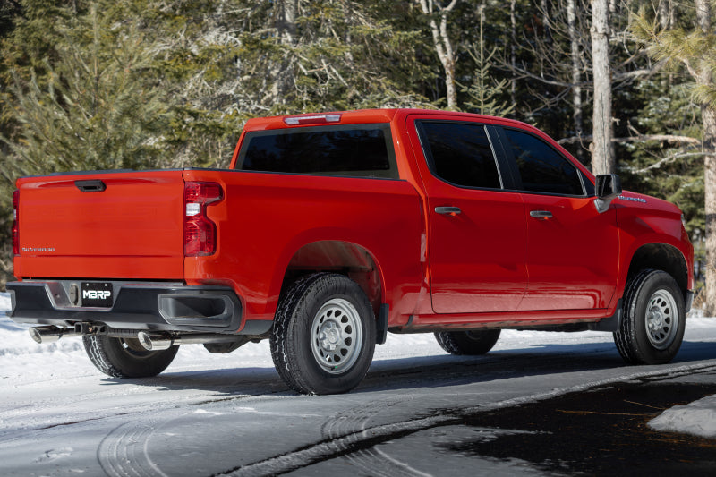 MBRP 2019+ Chevrolet Silverado 1500 / 2019+ GMC Sierra 1500 Alum. 3in Armor Black Cat-Back Exhaust