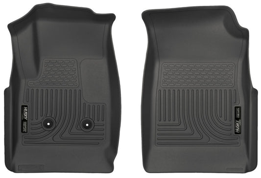 Husky Liners 15 Colorado Crew Cab/Ext Cab WeatherBeater Black Front Floor Liner