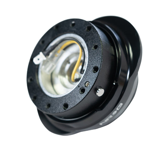 NRG Quick Release Gen 2.2 - Black Body / Shiny Black Oval Ring