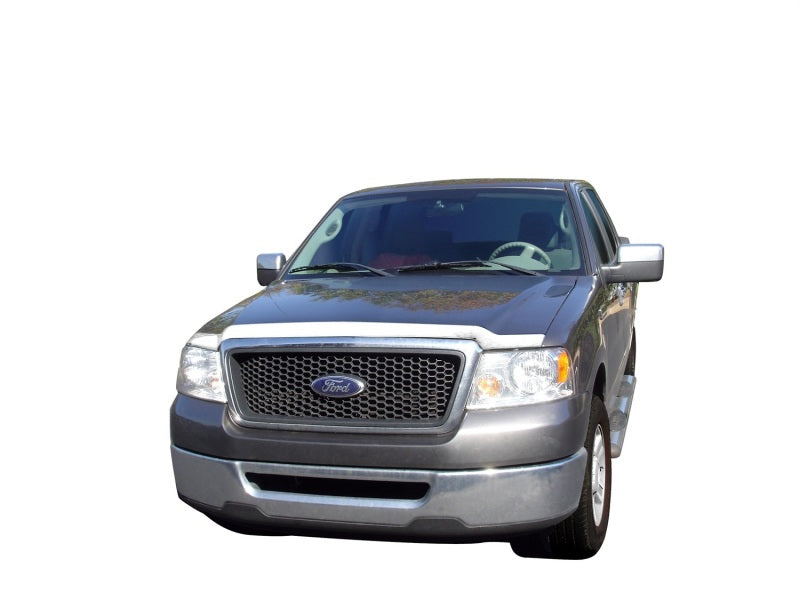 AVS 04-08 Ford F-150 Aeroskin Low Profile Hood Shield - Chrome