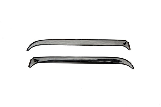 AVS 87-95 Jeep Wrangler (Excl. Rag Top) Ventshade Window Deflectors 2pc - Stainless