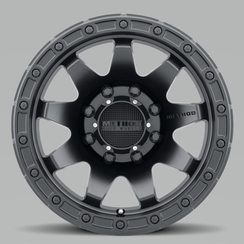 Method MR317 18x9 +18mm Offset 8x170 130.81mm CB Matte Black Wheel