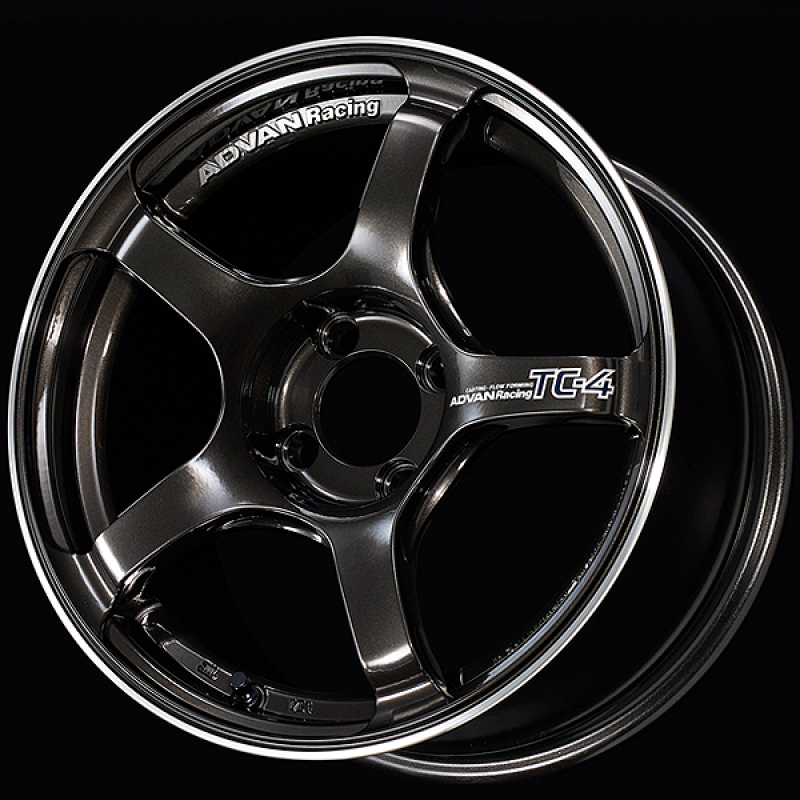Advan TC4 16x7.5 / +35 Offset / 4x100 / 63mm Bore / Racing Gunmetallic and Ring