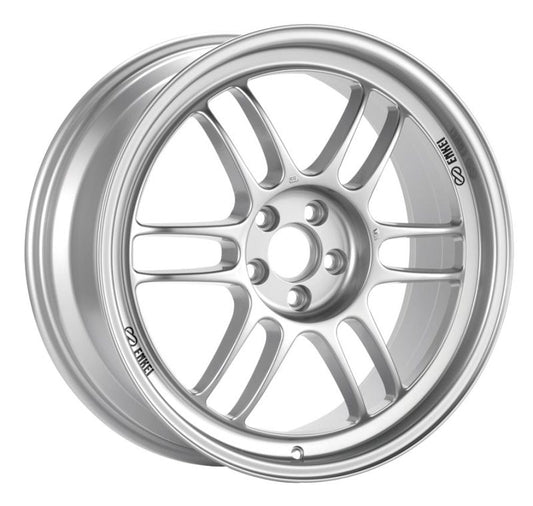 Enkei RPF1 16x7 4x100 35mm Offset 73mm Bore Silver Wheel 02-06 Mini / Honda 4-Lug