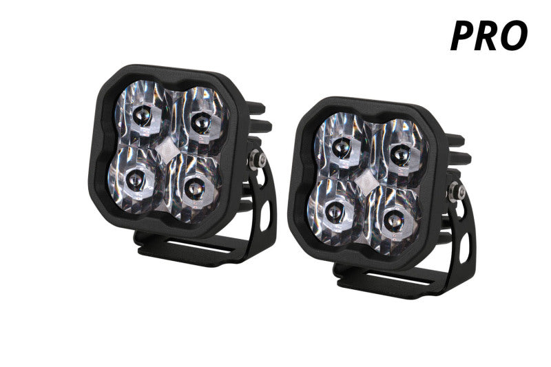 Diode Dynamics SS3 LED Pod Pro - White SAE Fog Standard (Pair)