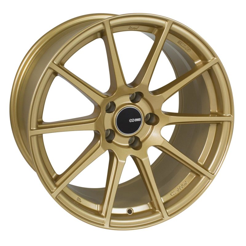 Enkei TS10 18x8.5 5x114.3 50mm Offset 72.6mm Bore Gold Wheel