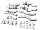 AWE SwitchPath Catback Exhaust for BMW G8X M3/M4 - Chrome Silver Tips