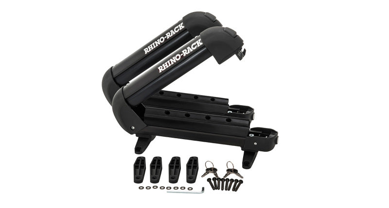 Rhino-Rack Universal Ski Carrier - Fits 2 Pairs of Skis - Black