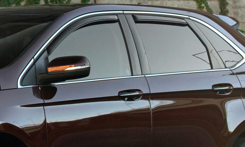 AVS 05-16 Nissan Xterra Ventvisor In-Channel Front & Rear Window Deflectors 4pc - Smoke