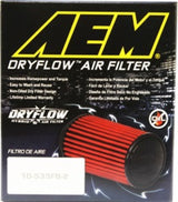 AEM Dryflow Air Filter Conical 5.5in Base OD x 4.75in Top OD x 5in Height