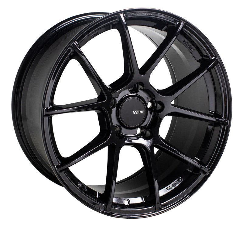Enkei TS-V Wheel in Gloss Black - 18x8, 5x112, 45mm Offset