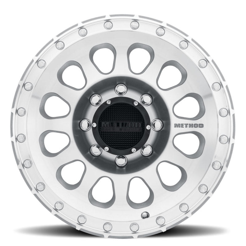 Method MR315 17x8.5 0mm Offset 8x6.5 130.81mm CB Machined/Clear Coat Wheel