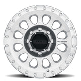 Method MR315 17x8.5 0mm Offset 8x6.5 130.81mm CB Machined/Clear Coat Wheel