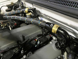 GReddy AN08 STRAIGHT HOSE END SWIVEL BLACK/GOLD ANODIZED