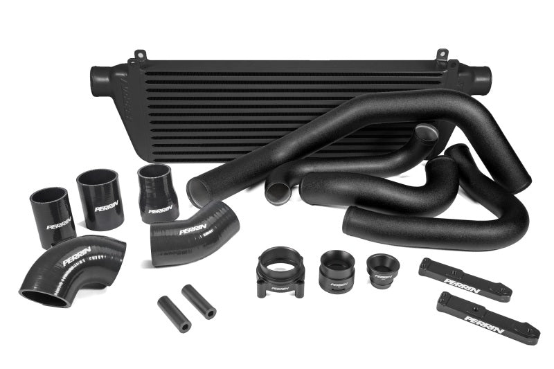 Perrin 22-23 Subaru WRX Front Mount Intercooler Kit (Black Tubes & Black Core)