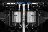 MBRP 23-24 Honda Civic Type R 2.0L T304 SS 3in Cat-Back Exhaust Triple Center Outlet w/ Burnt Tips