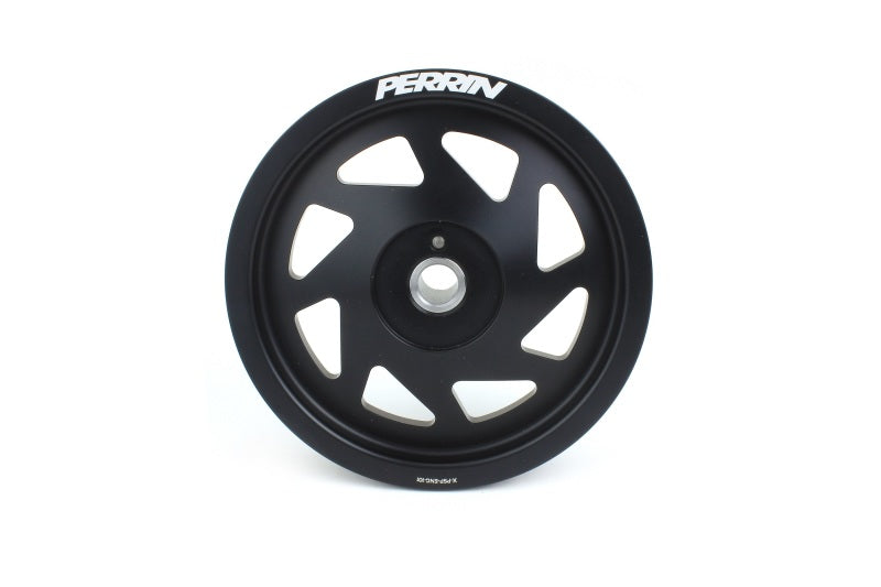 PERRIN 2022 BRZ/86 / 19-22 Subaru WRX Lightweight Crank Pulley (FA/FB Eng w/Small Hub) - Black
