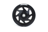 PERRIN 2022 BRZ/86 / 19-22 Subaru WRX Lightweight Crank Pulley (FA/FB Eng w/Small Hub) - Black
