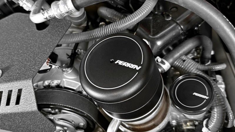 PERRIN 2015+ Subaru WRX/STI Oil Filter Cover - Black