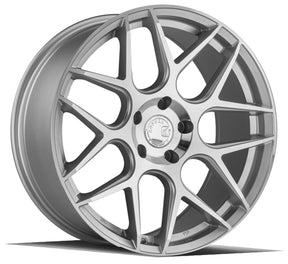 Aodhan AFF2 19X8.5 5X112 +35 Offset Wheel - Gloss Silver Machined Face - Aodhan Aftermarket Wheel