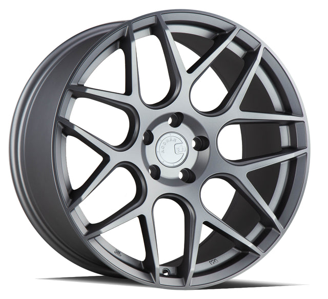 Aodhan AFF2 19X9.5 5X112 +35 Offset Wheel - Matte Gray - Aodhan Aftermarket Wheel