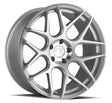 Aodhan AFF2 19X9.5 5X114.3 +35 Offset Wheel - Gloss Silver Machined Face - Aodhan Aftermarket Wheel