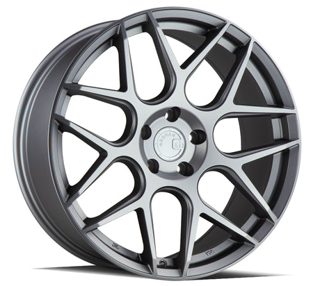 Aodhan AFF2 20X9 5X120 +30 Offset Wheel - Matte Gray - Aodhan Aftermarket Wheel
