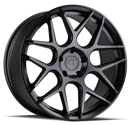 Aodhan AFF2 20X9 5X112 +30 Offset Wheel - Matte Black - Aodhan Aftermarket Wheel